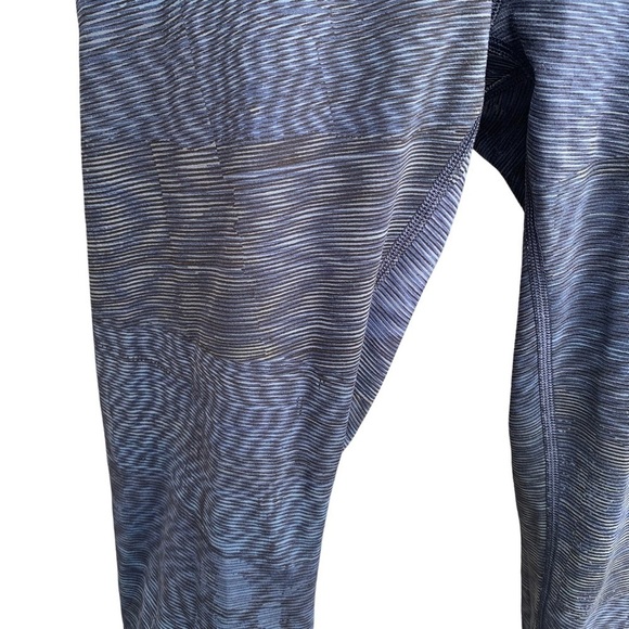 Lululemon Wunder Under Hi-Rise 1/2 Tight 17" Linear Flux Battleship Women's 4 - Picture 9 of 11